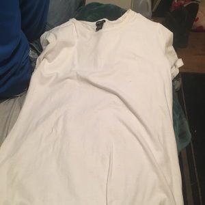 White T-shirt dress